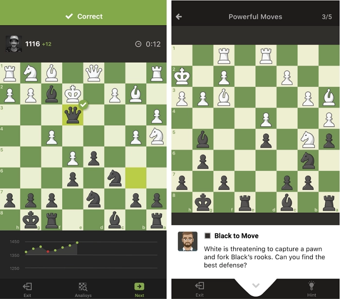 Chess offline game app for airplane mode