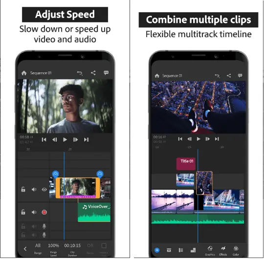 Adobe Premium Rush video recorder app for Android