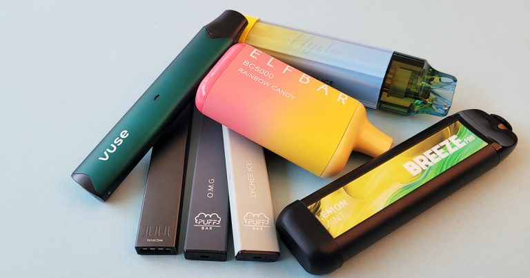 Stacked JUUL Vuse Puff Bar Breeze Hyde Vape Social