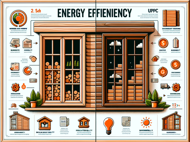 Which is more energy efficient wooden sash windows or uPVC